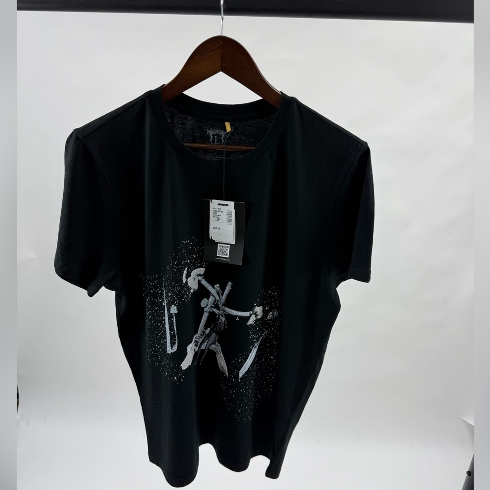 Tee Library Black Graphic Men's T-Shirt